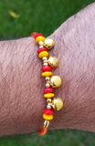 Hindu red thread evil eye protection stunning bracelet luck talisman amulet ff15