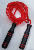 Strong skipping rope with spring soft handle fitness speed home workout gym ml