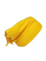 Sikh punjabi singh kaur khalsa yellow plain bandana head wrap gear rumal zb4