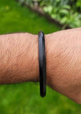 Sarbloh Bangle Black Kara Pure Iron Sikh Dori Kada Heavy Singh Kaur Khalsa Z1A