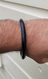 Sarbloh Bangle Black Kara Pure Iron Sikh Dori Kada Heavy Singh Kaur Khalsa Z1A