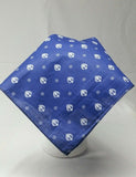 Sikh punjabi blue khalsa khanda bandana head wrap gear rumal handkerchief xy2