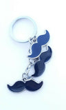 Sikh punjabi moustache singh kaur khalsa stainless steel key chain key ring pp