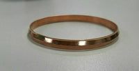 Stunning 100% pure copper punjabi hindu sikh singh khalsa 1 edge healing kara b1