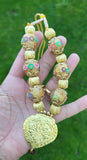 Punjabi kaintha folk cultural bhangra gidha pendant cultural patiala necklace tt