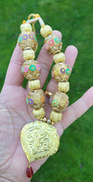 Punjabi kaintha folk cultural bhangra gidha pendant cultural patiala necklace tt