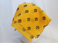 Sikh punjabi singh kaur yellow khalsa khandas bandana head wrap gear rumal hanky