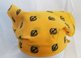 Sikh punjabi singh kaur yellow khalsa khandas bandana head wrap gear rumal hanky