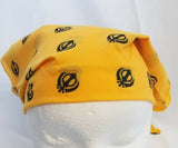 Sikh punjabi singh kaur yellow khalsa khandas bandana head wrap gear rumal hanky