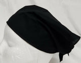 Sikh punjabi singh kaur khalsa black plain bandana head wrap gear rumal zb2