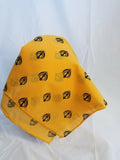 Sikh punjabi singh kaur yellow khalsa khandas bandana head wrap gear rumal hanky