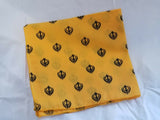 Sikh punjabi singh kaur yellow khalsa khandas bandana head wrap gear rumal hanky