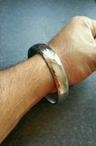 Authentic sarbloh pure steel iron sikh singh khalsa kara smooth kada bracelet m4