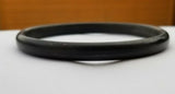 Black sarbloh pure iron kada round smooth sikh singh kaur khalsa kara bangle l2