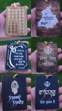 Punjabi car hanger rear mirror sikh singh kaur punjab pendant gurmukhi jatt eee