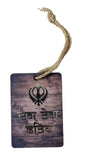 Punjabi car hanger rear mirror sikh singh kaur punjab pendant gurmukhi jatt eee