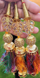 Indian punjabi parandi mehndi jaago mirror bridal patiala paranda hair braid ii3