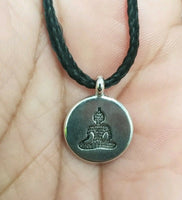 Small stunning stainless steel hindu evil eye protection budha luck pendant fff1