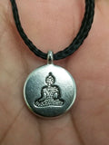 Small stunning stainless steel hindu evil eye protection budha luck pendant fff1