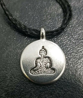 Small stunning stainless steel hindu evil eye protection budha luck pendant fff1