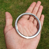 Stainless Steel Kara Round Smooth Sikh Kakar Singh Kaur Bangle Punjabi Kada D11A