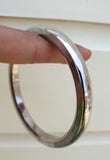 Stainless Steel Kara Round Smooth Sikh Kakar Singh Kaur Bangle Punjabi Kada D11A