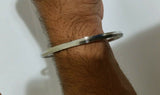 Stunning stainless steel 5 lines thin sikh kara or kada guaranteed shine r5 gift