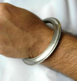 Mool mantar kada singh khalsa bangle heavy smooth chakri sikh sarbloh kara g14