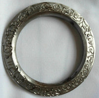 Mool mantar kada singh khalsa bangle heavy smooth chakri sikh sarbloh kara g14