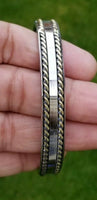 Sikh kara stainless steel twisted brass wires rope kada singh kaur bangle aa8