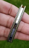 Sikh kara stainless steel twisted brass wires rope kada singh kaur bangle aa8