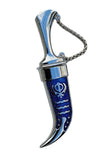 Stunning Stainless Steel Blue Siri Sahib Silver Colour Sikh Singh Kaur Kirpan N