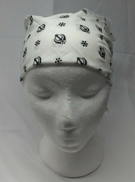 Sikh punjabi white khalsa khandas bandana head wrap gear rumal handkerchief gift