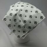 Sikh punjabi white khalsa khandas bandana head wrap gear rumal handkerchief gift