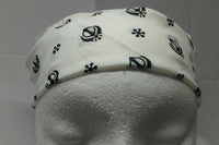 Sikh punjabi white khalsa khandas bandana head wrap gear rumal handkerchief gift