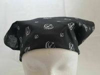 Sikh punjabi black khalsa khandas bandana head wrap gear rumal handkerchief gift