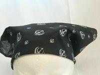 Sikh punjabi black khalsa khandas bandana head wrap gear rumal handkerchief gift