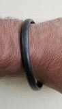 Sarbloh kara pure iron kada smooth sikh singh kaur khalsa black loha bangle cc1