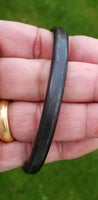 Sarbloh kara pure iron kada smooth sikh singh kaur khalsa black loha bangle cc1