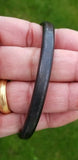 Sarbloh kara pure iron kada smooth sikh singh kaur khalsa black loha bangle cc1