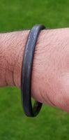 Sarbloh kara pure iron kada smooth sikh singh kaur khalsa black loha bangle cc1