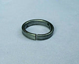 Beautiful protecton amulet pure iron sarbloh punjabi hindu sikh ring adjustable