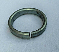 Beautiful protecton amulet pure iron sarbloh punjabi hindu sikh ring adjustable