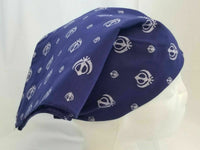 Sikh punjabi singh kaur blue khalsa khanda bandana head wrap gear rumal hankie n