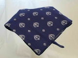 Sikh punjabi singh kaur blue khalsa khanda bandana head wrap gear rumal hankie n