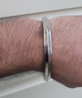 Sikh kara stainless steel singh kaur collar kada punjabi edge bangle ee4 karha