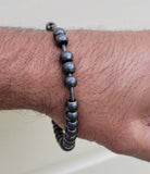 Sarbloh Kara Meditation Praying Beads Sikh Singh Kaur Khalsa Simran Bangle EE7