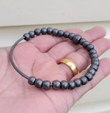 Sarbloh Kara Meditation Praying Beads Sikh Singh Kaur Khalsa Simran Bangle EE7