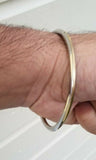 Kara stainless steel brass line sikh singh kada khalsa kara smooth bangle d3