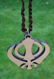 Wooden khanda car hanger punjabi sikh kaur stunning evil protection pendant ccc8